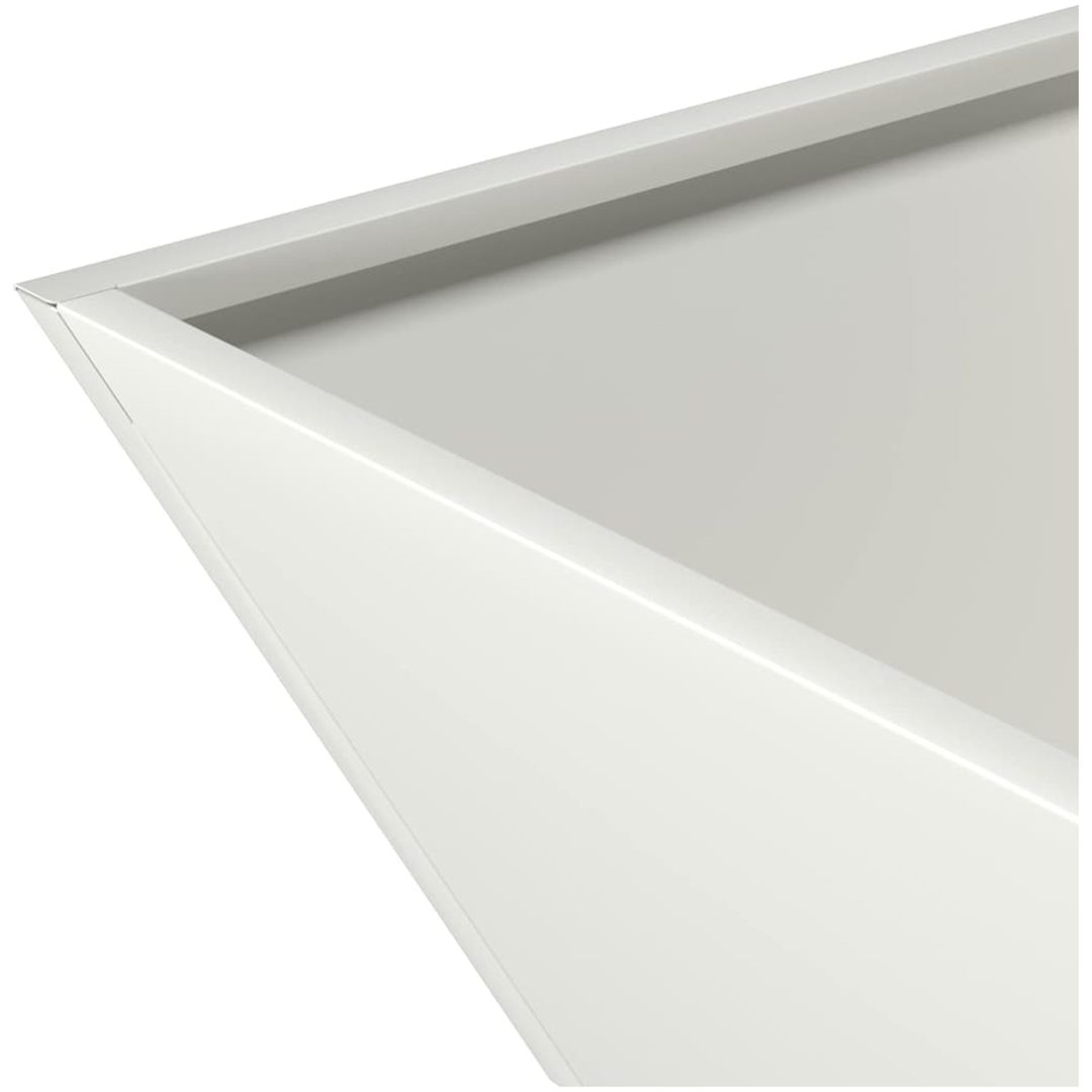 Plastkruka Vit Plast Dekorativa inslag vidaXL 35 x 35 x 15 cm – bild 9