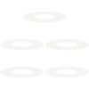 Plastkruka Vit Plast Rund Modern Vit kruka vidaXL Large – miniatyr 2