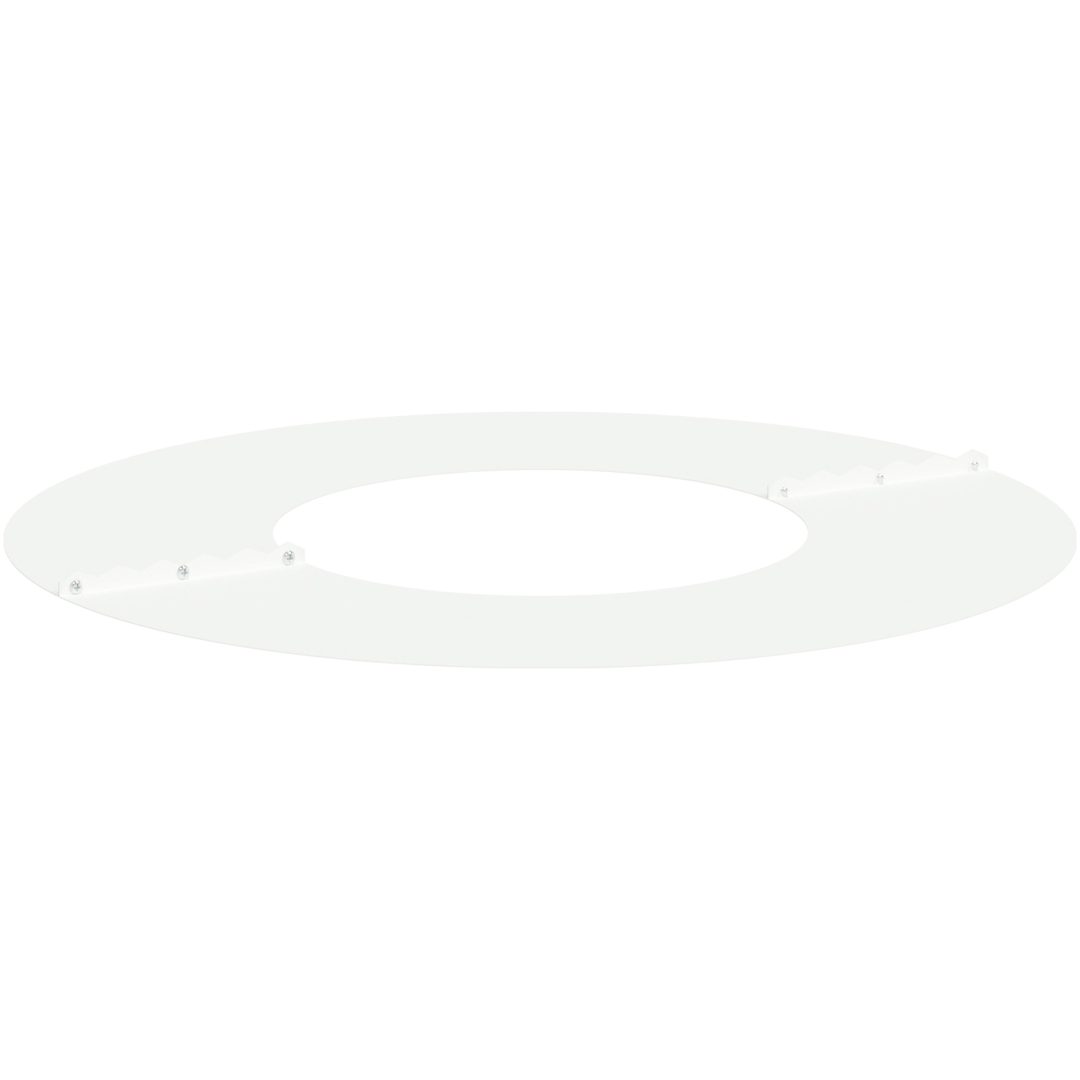 Plastkruka Vit Plast Rund Modern Vit kruka vidaXL Large – bild 4