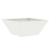 Plastkrukset Vit Plast Vit Plastkruka Fyrkantig vidaXL 35 x 35 x 15 cm – miniatyr 5