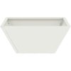 Plastkrukset Vit Plast Vit Plastkruka Fyrkantig vidaXL 35 x 35 x 15 cm – miniatyr 6