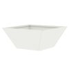 Plastkrukset Vit Plast Vit Plastkruka Fyrkantig vidaXL 35 x 35 x 15 cm – miniatyr 8