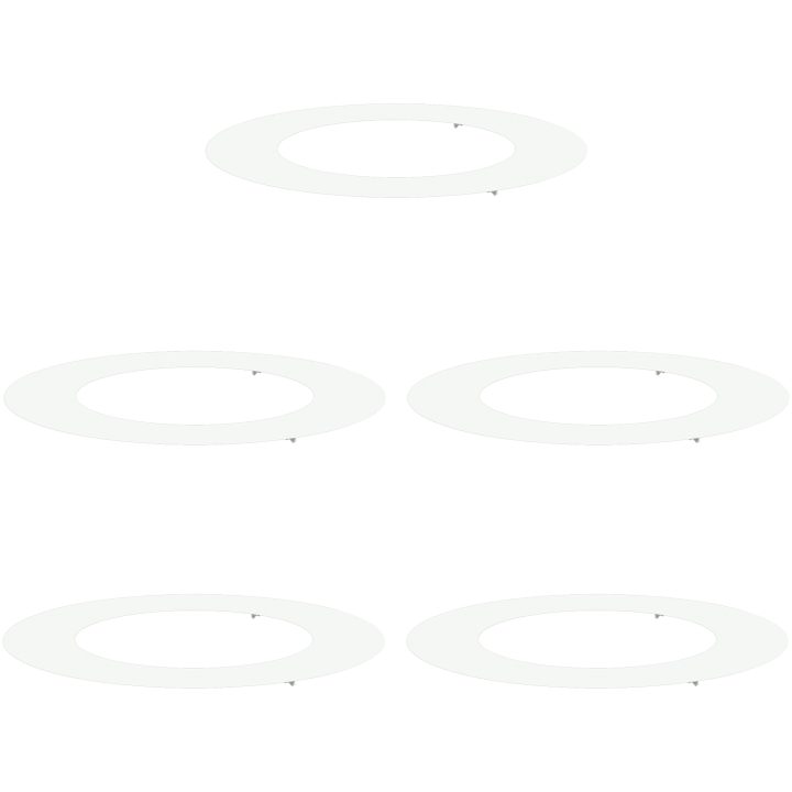 Plastkrukset Vitt Plast t Krukor Plastkruka Rund Modern vidaXL Large – bild 2