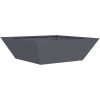 plastkruksset Antracit Plast Dekorativa inslag vidaXL 50 x 50 x 15 cm – miniatyr 5