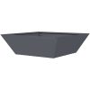 plastkruksset Antracit Plast Dekorativa inslag vidaXL 50 x 50 x 15 cm – miniatyr 8