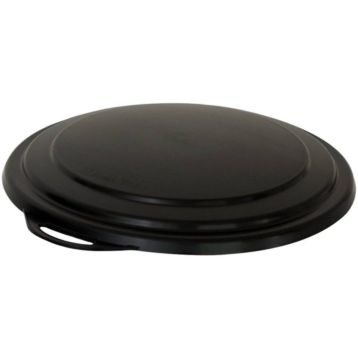 Plasttunna 40L med handtag svart LOCK TILL TUNNA SVART 40L – bild 2
