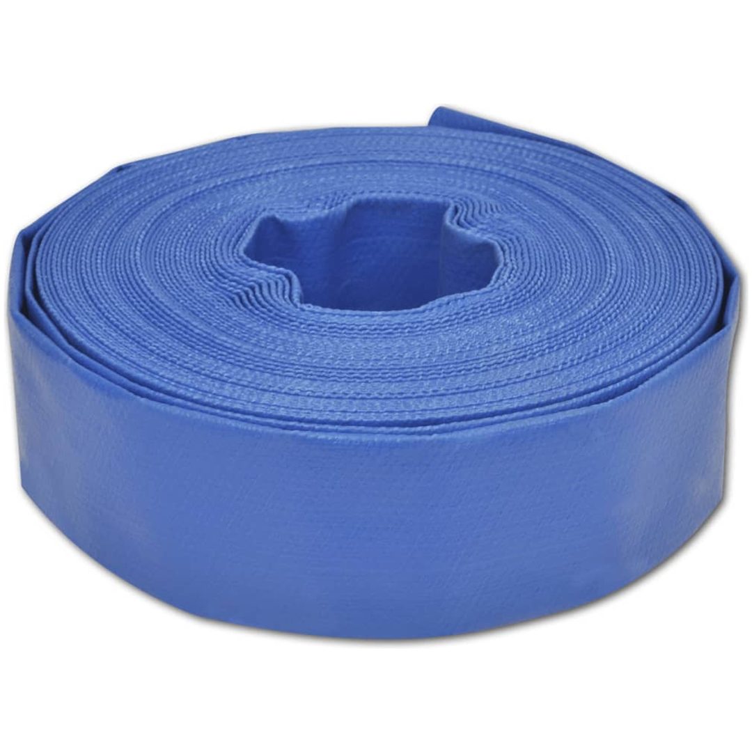Platt slang 100 m 1.5" PVC vidaXL 38 mm/100 m