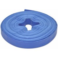 Platt slang 25 m 1" PVC vattenleverans vidaXL