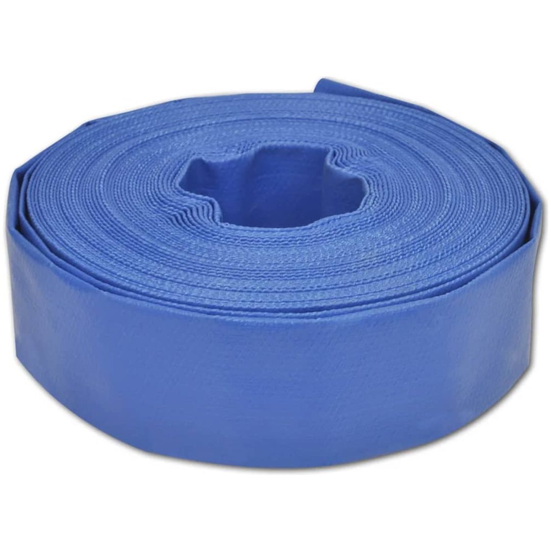 Platt slang 25 m 3" PVC vidaXL 76 mm/25 m