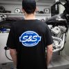 Pocket T-Shirt Svart S&S Cycle Small – miniatyr 5