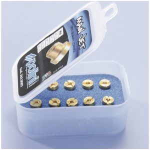 Polini main jet pack. 10 jets, Dell'Orto type, of 6 mm, 180/198 (362.0008)