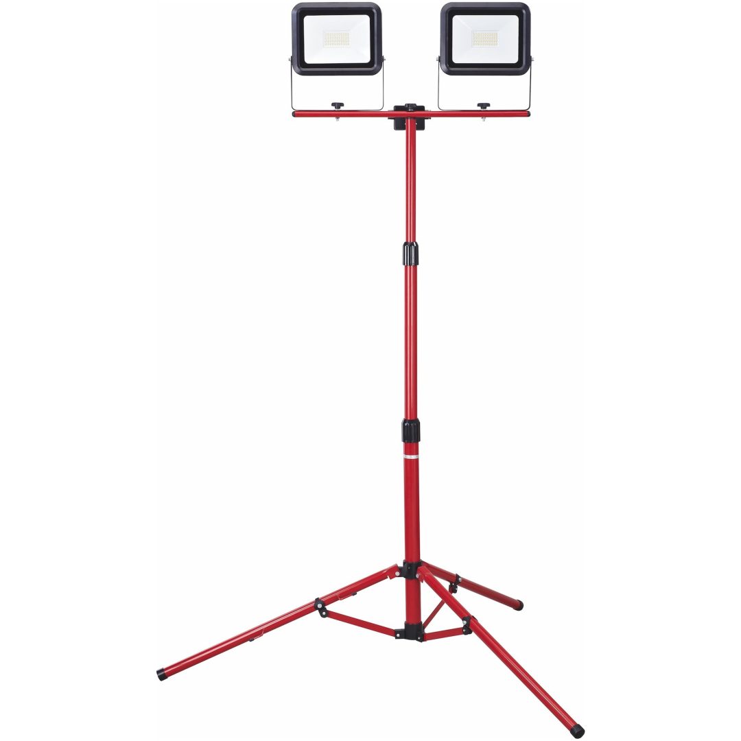 Pollux LED-strålkastare m. teleskopstativ, 2x30W MALMBERGS