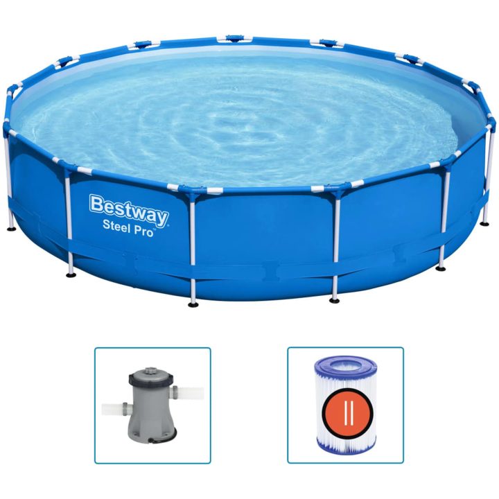 Pool med ram Steel Pro 396x84 cm Bestway – bild 2