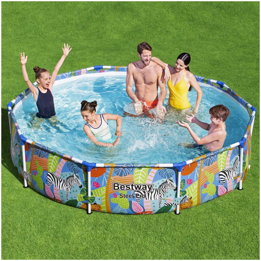 Pool med stålram Steel Pro 305x66 cm Bestway