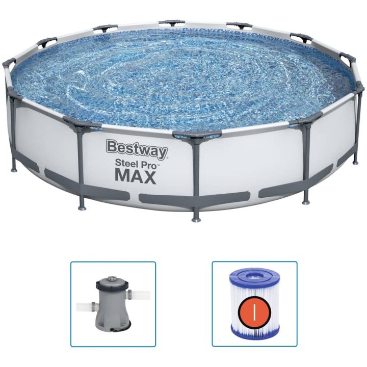 Pool med stålram Steel Pro MAX med tillbehör 366x76 cm Bestway – bild 2