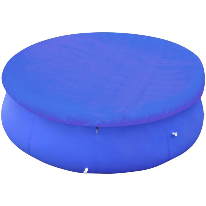 Poolöverdrag 2 st PE runt 90 g/m² vidaXL ⌀540 cm – bild 3