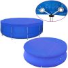 Poolöverdrag 2 st PE runt 90 g/m² vidaXL ⌀540 cm – miniatyr 4