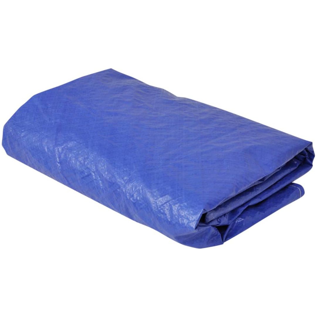 Poolöverdrag 2 st PE runt 90 g/m² vidaXL ⌀540 cm – bild 5