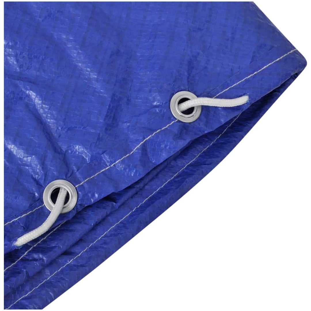 Poolöverdrag 2 st PE runt 90 g/m² vidaXL ⌀540 cm – bild 6