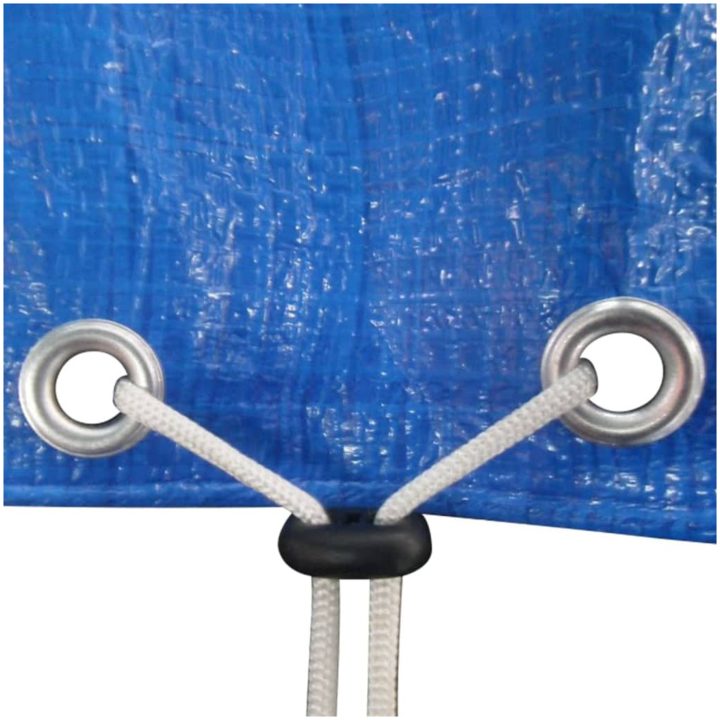 Poolöverdrag 2 st PE runt 90 g/m² vidaXL ⌀540 cm – bild 7