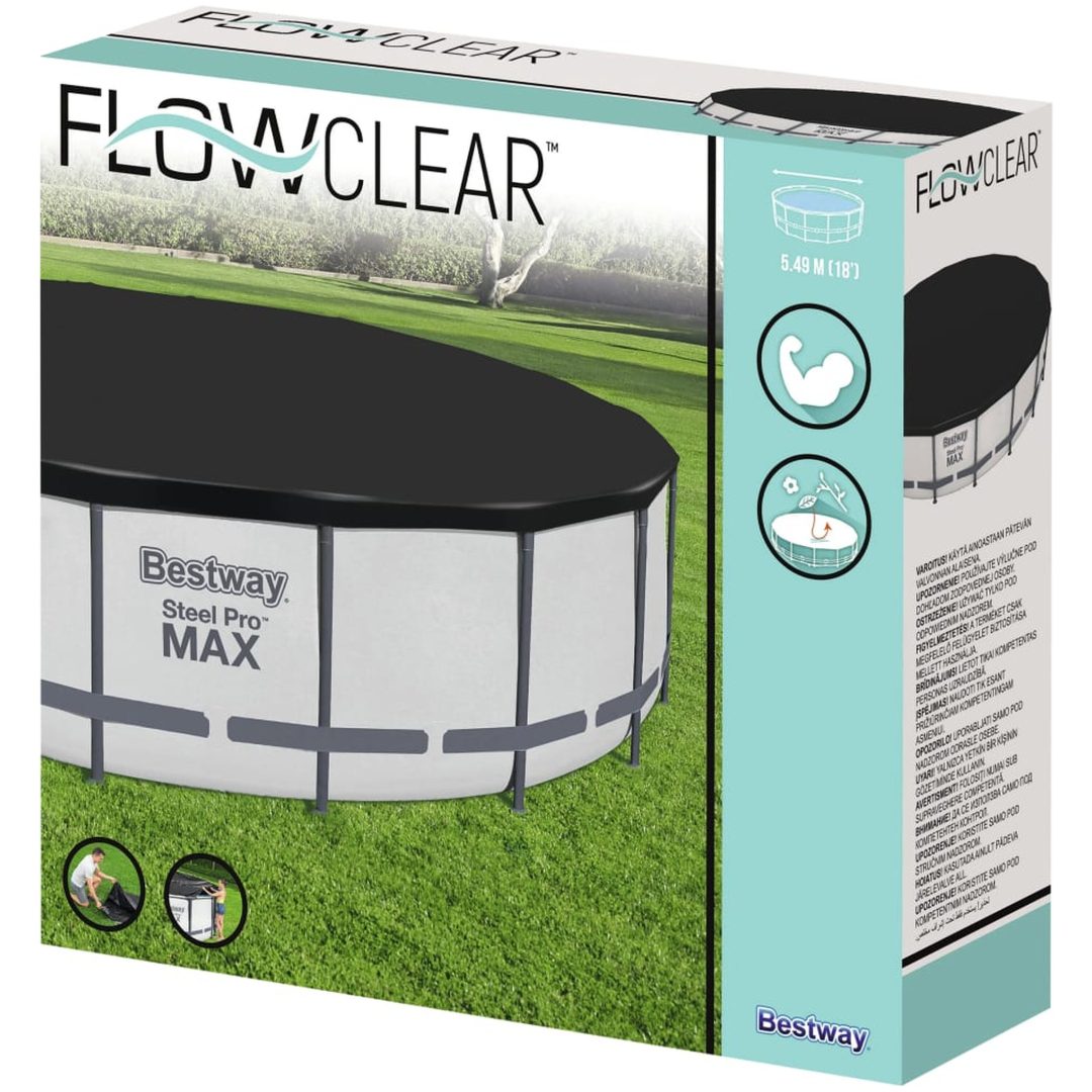 Poolöverdrag Flowclear Fast Set 555 cm Bestway – bild 2