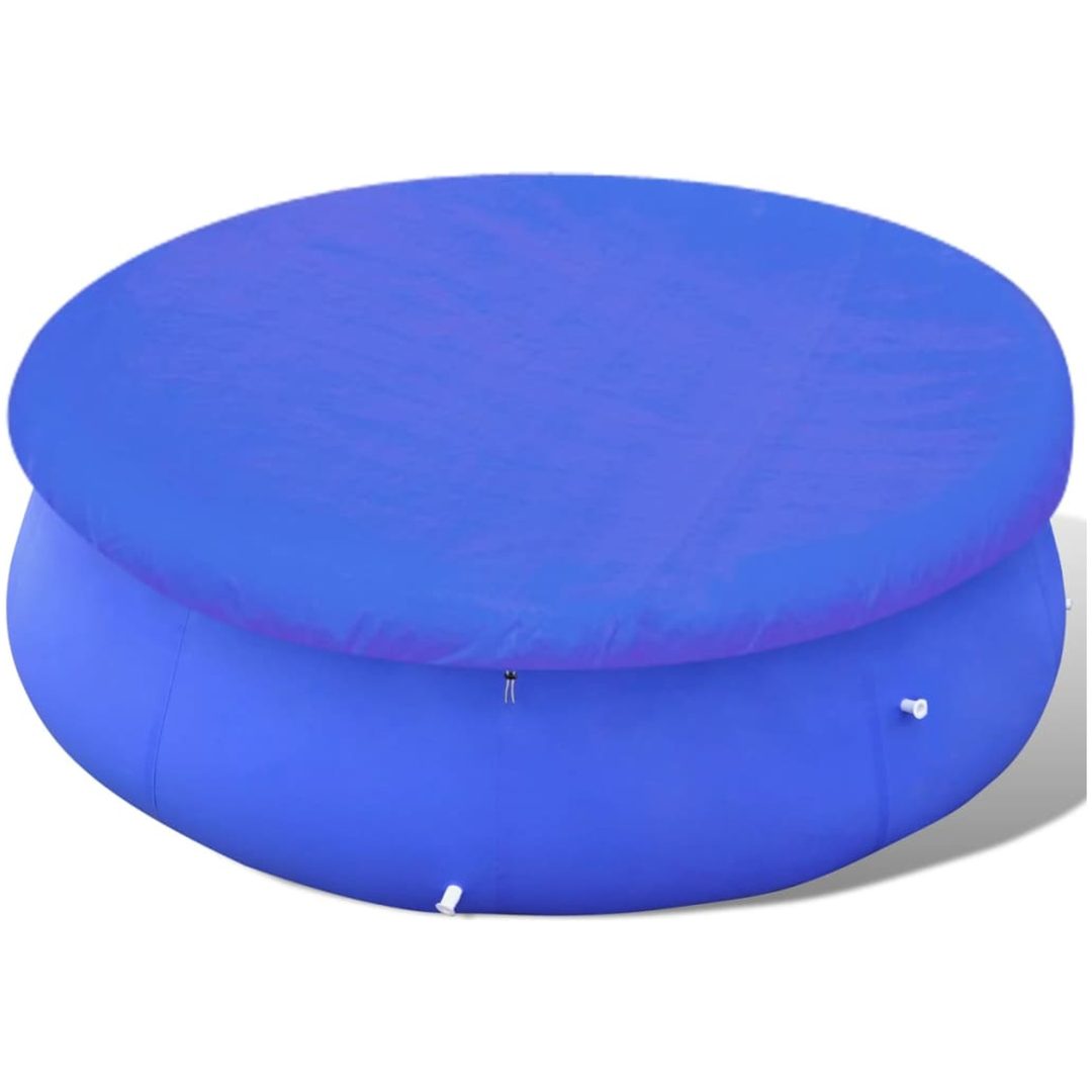 Poolöverdrag PE runt 90 g/m² vidaXL ⌀540 cm – bild 2