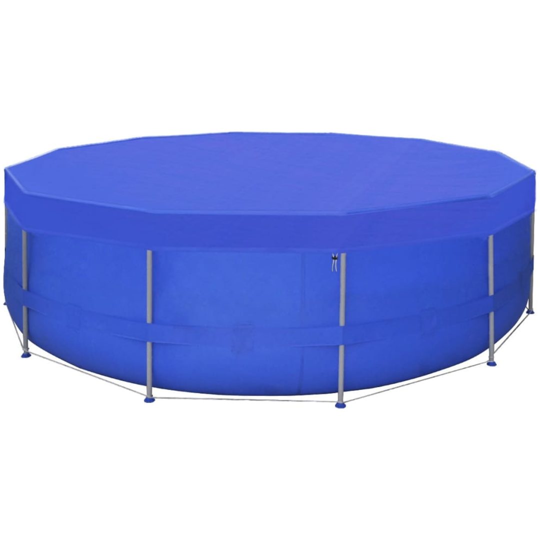 Poolöverdrag PE runt 90 g/m² vidaXL ⌀540 cm – bild 3