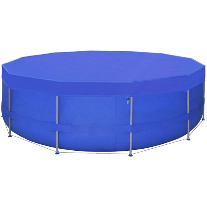 Poolöverdrag PE runt 90 g/m² vidaXL ⌀540 cm – bild 3