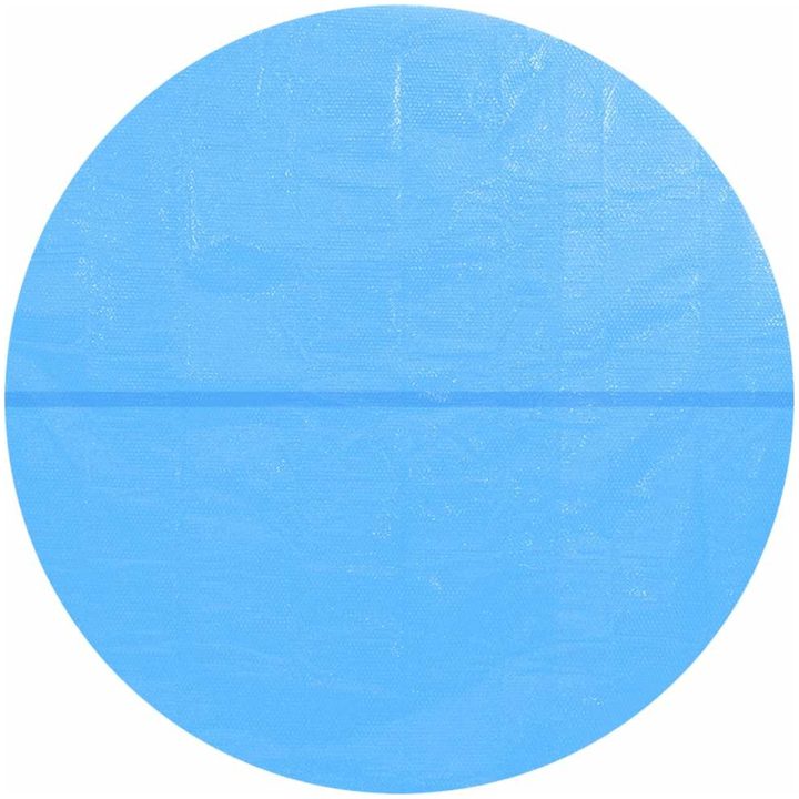 Poolöverdrag rund PE blå vidaXL ⌀488 cm – bild 3