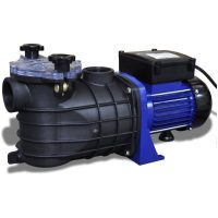 Poolpump elektrisk 500W blå vidaXL