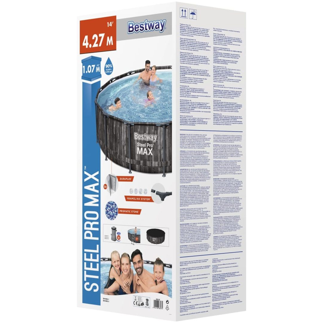 Poolset Steel Pro MAX rund 427x107 cm Bestway – bild 10