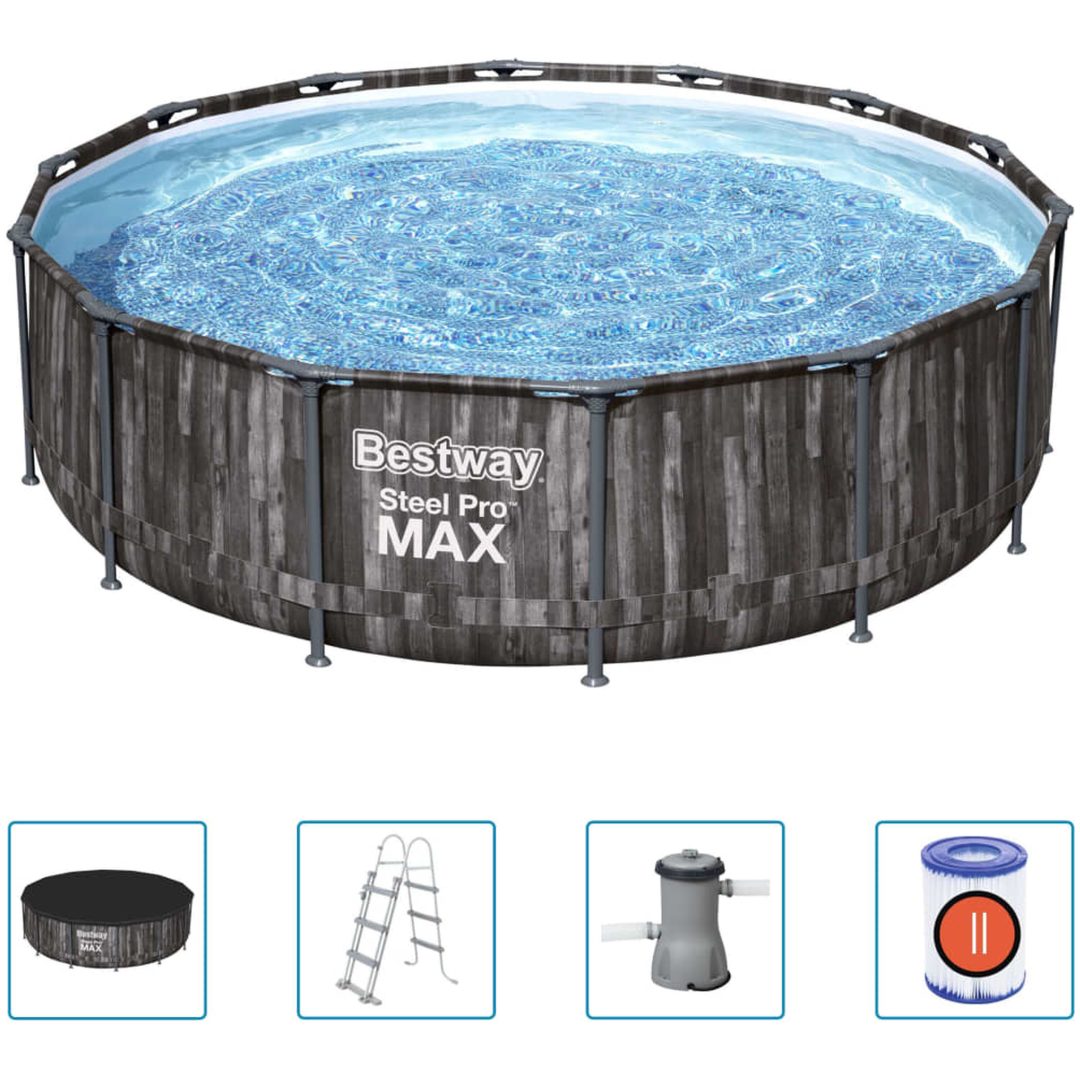 Poolset Steel Pro MAX rund 427x107 cm Bestway