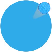 Poolskydd blå PE vidaXL