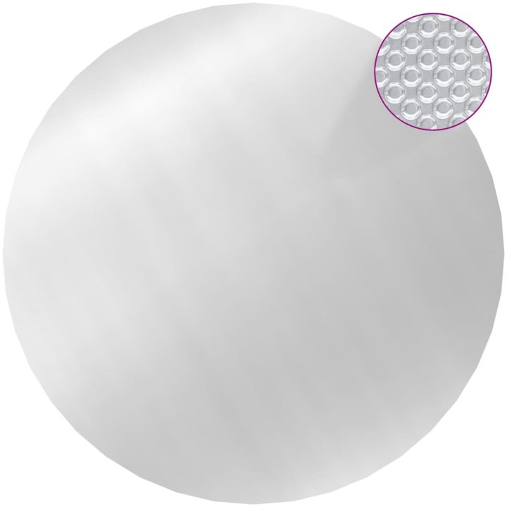 Poolskydd silver PE vidaXL ⌀455 cm – bild 2