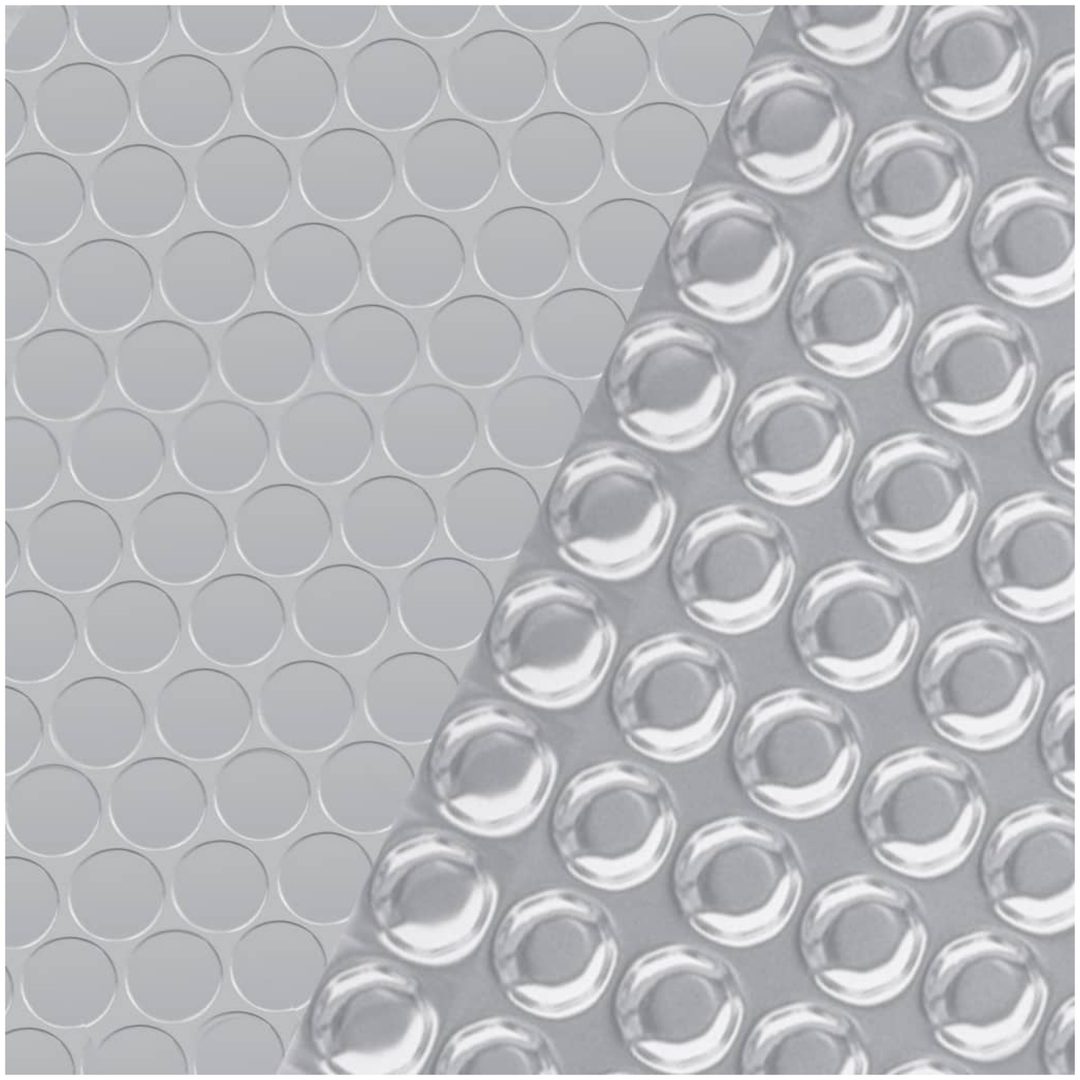 Poolskydd silver PE vidaXL ⌀455 cm – bild 4