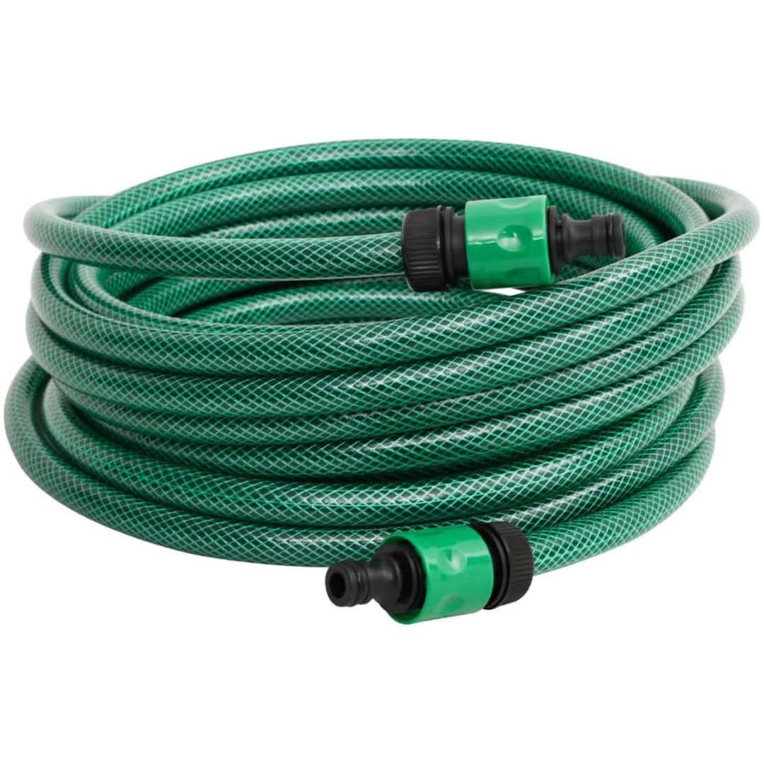 Poolslang grön PVC vidaXL 10 m