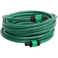 Poolslang grön PVC vidaXL