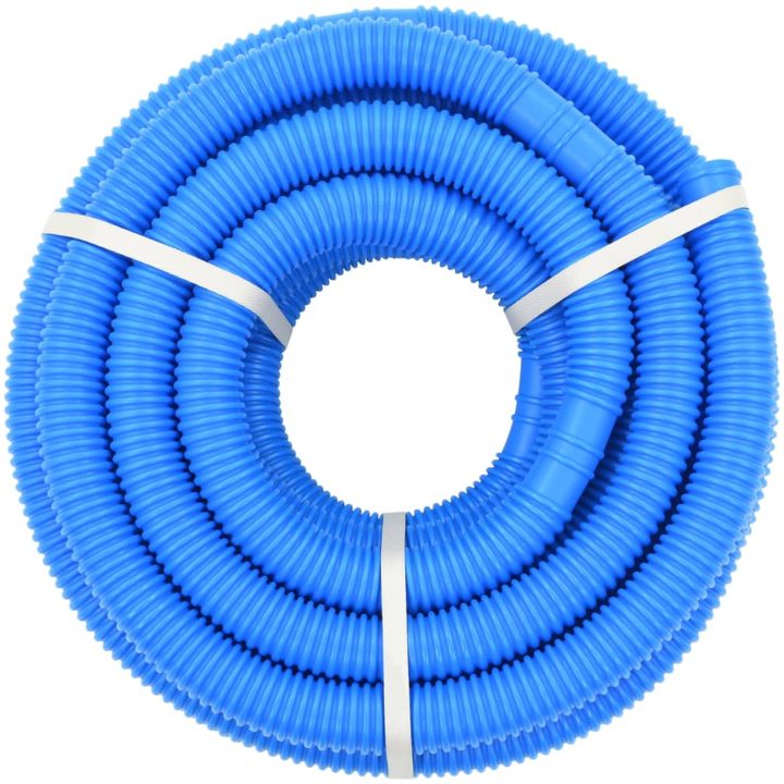 Poolslang med klämmor 38 mm12 m blå vidaXL 38 mm/12 m with clamps – bild 3