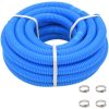 Poolslang med klämmor 38 mm12 m blå vidaXL 38 mm/12 m with clamps – miniatyr 1