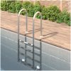 Poolstege 304 rostfritt stål vidaXL 54 x 38 x 184.5 cm – miniatyr 1