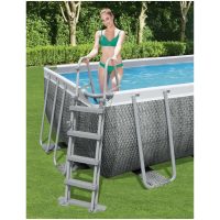 Poolstege Flowclear 4 steg 122 cm Bestway