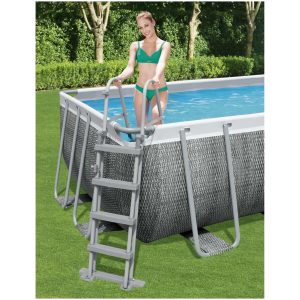 Poolstege Flowclear 4 steg 122 cm Bestway