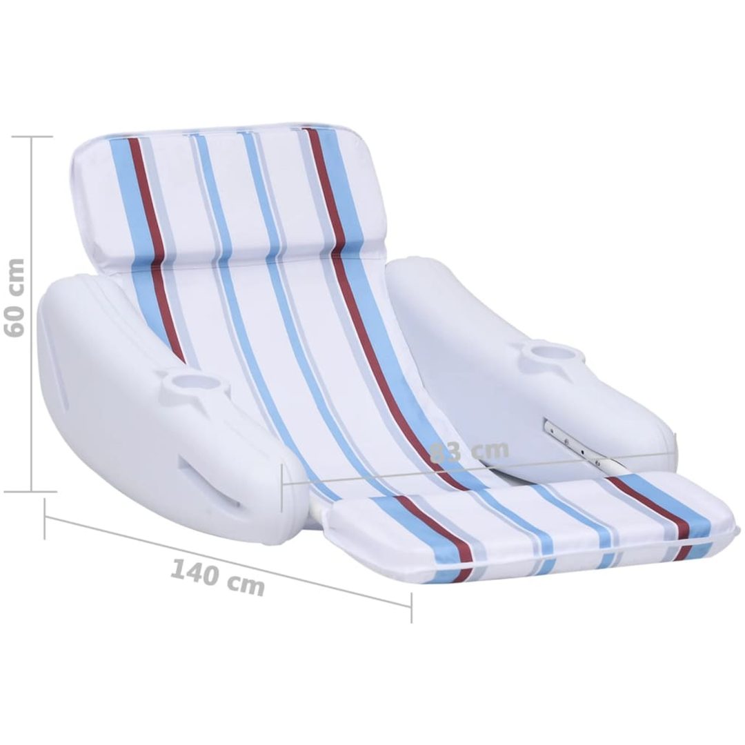 Poolstol 140x83x60 cm vidaXL – bild 7