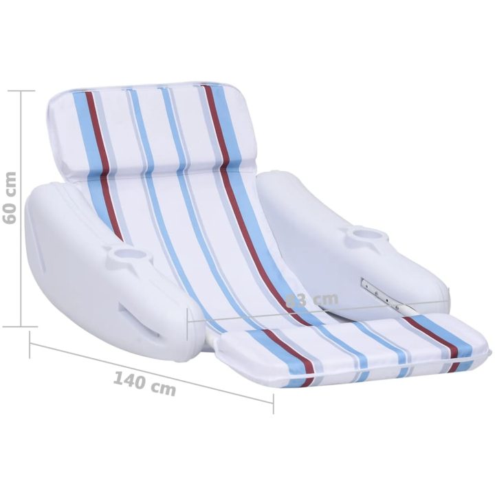 Poolstol 140x83x60 cm vidaXL – bild 7