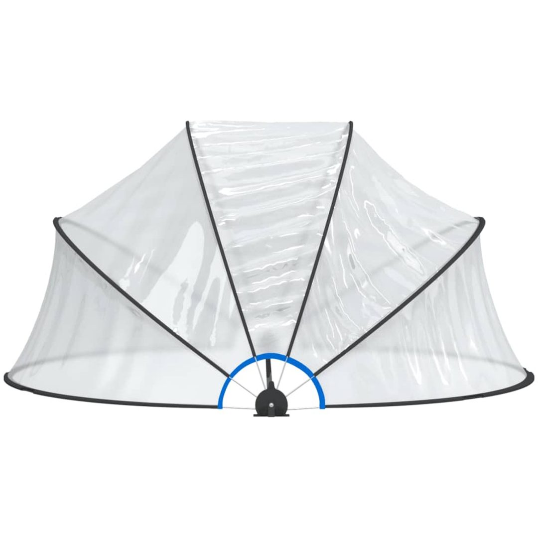 Pooltak runt PVC vidaXL 315 x 158 cm – bild 4