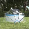Pooltak runt PVC vidaXL 315 x 158 cm – miniatyr 1