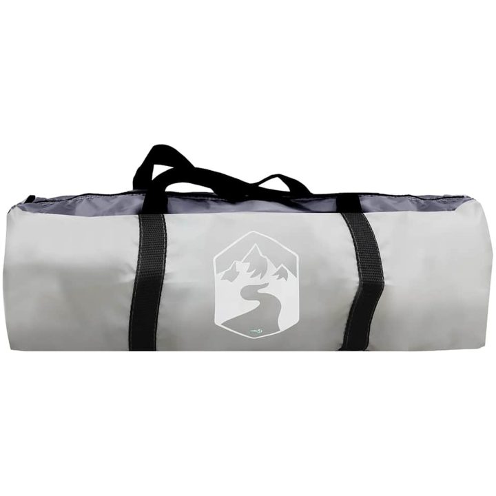 Pooltält med avtagbara gylf- och nätväggar grå vidaXL 510 x 510 cm – bild 10