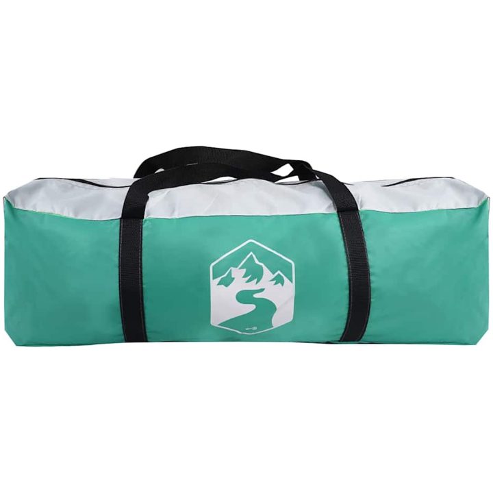 Pooltält med avtagbara gylf- och nätväggar havsgrönt vidaXL 618 x 532 cm – bild 11