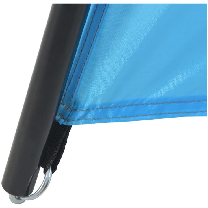 Pooltält tyg blå vidaXL 500 x 433 x 250 cm – bild 5