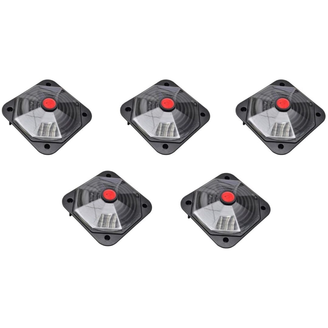 Poolvärmare solfångare 735 W 5-pack vidaXL